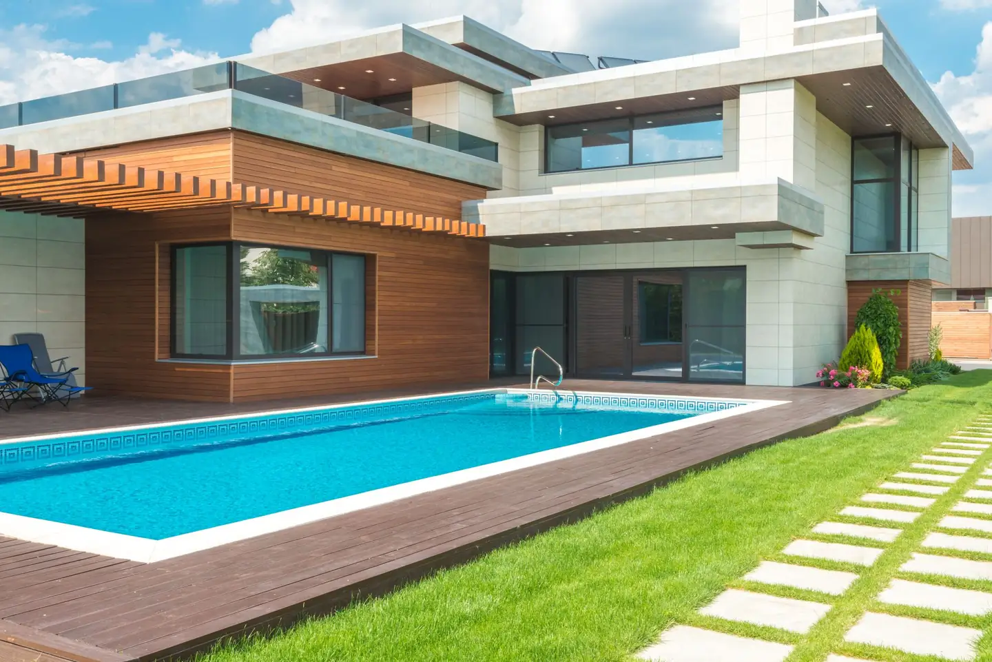 Swimming pool built in Orchard Hills, NSW